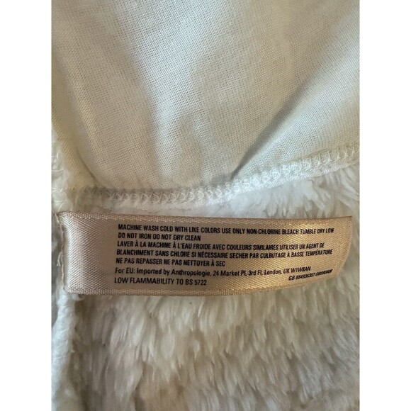 Anthropologie Cream Textured Vest - Picture 5 of 8